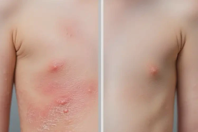 小孩肚子有濕疹可以治好嗎(圖2)