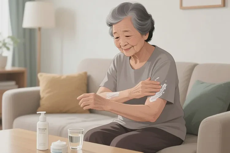 老年人手臂偶爾長濕疹能靠自己自愈嗎(圖1)