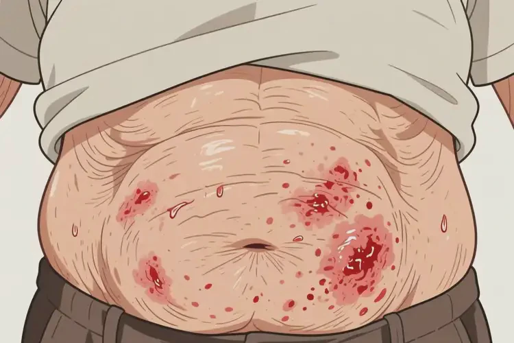 高齡老人肚子上有濕疹可不可以根治(圖2)