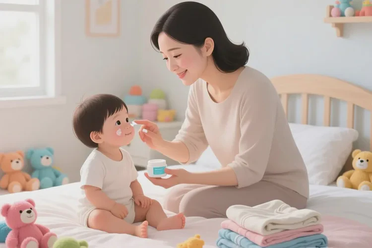 兒童大腿上偶爾長(zhǎng)濕疹可以治愈嗎(圖1)