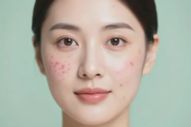 女性面部長濕疹可以治好嗎(圖1)