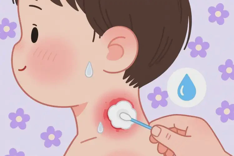 幼兒脖子長(zhǎng)濕疹可不可以根治(圖1)