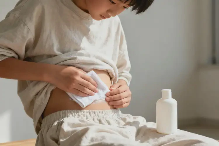 中學(xué)生肚子出現(xiàn)濕疹可以治好嗎(圖2)