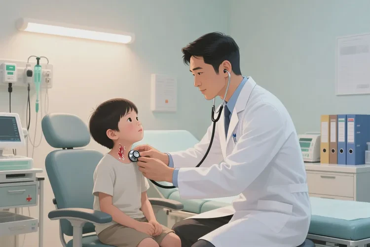 兒童脖子上長濕疹可以治愈嗎(圖2)