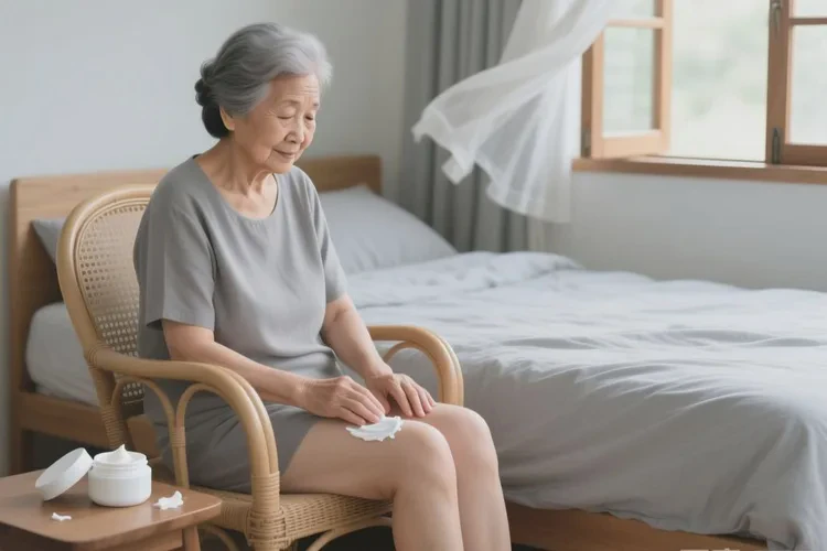 老年人大腿上長濕疹可以治愈嗎(圖1)