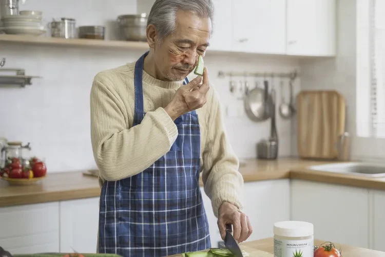 老年人脸上偶尔长湿疹能靠自己自愈吗(图4)