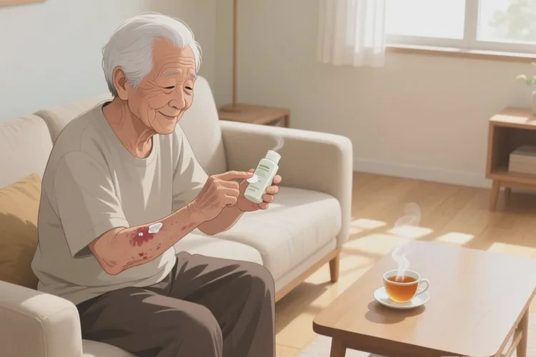 老年人手臂上容易起濕疹能靠自己自愈嗎(圖1)