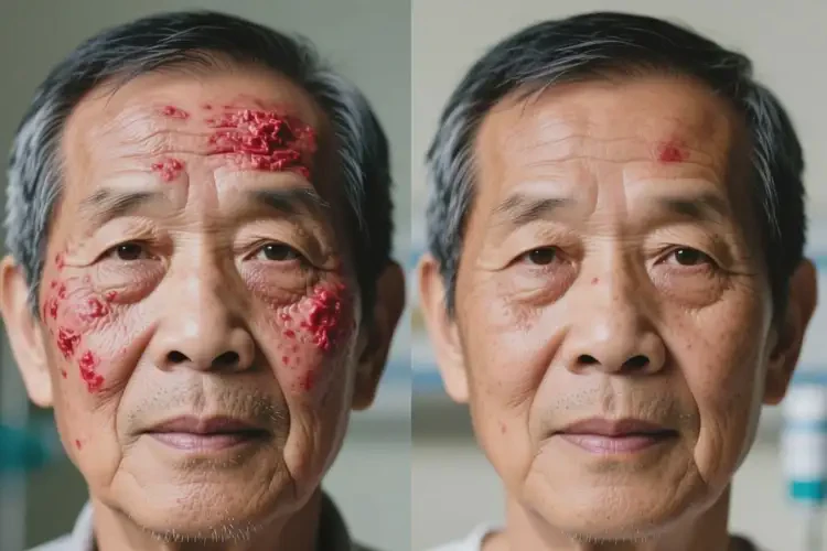 老人面部容易起濕疹可以治好嗎(圖4)