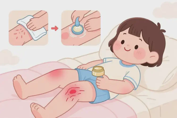 兒童大腿上容易起濕疹可以治好嗎(圖3)