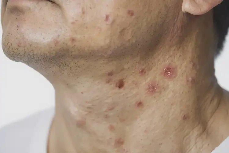 男性脖子上起濕疹能夠徹底治愈嗎(圖4)
