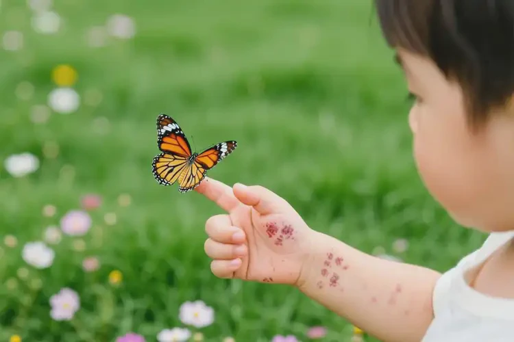 孩子手上出现湿疹可以治好吗(图2)