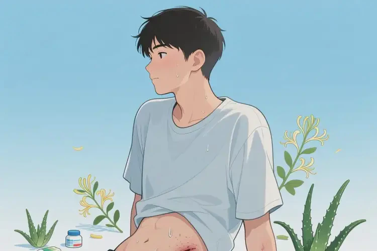 大學(xué)生肚子上偶爾起濕疹可以治好嗎(圖3)