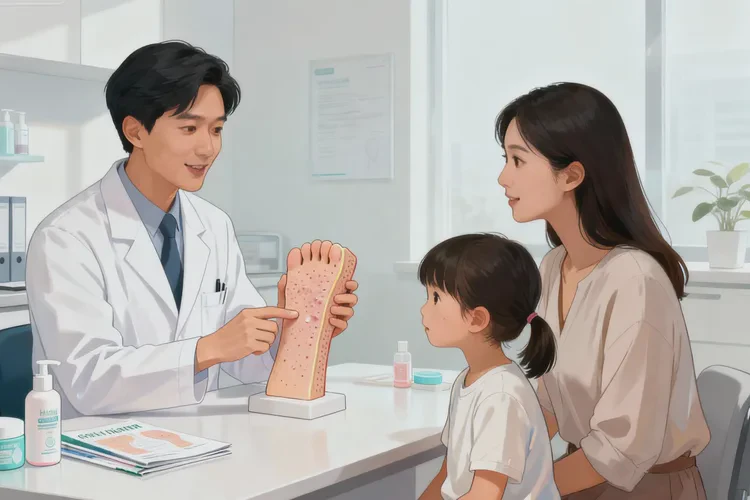 少儿四肢起湿疹可以治愈吗(图2)