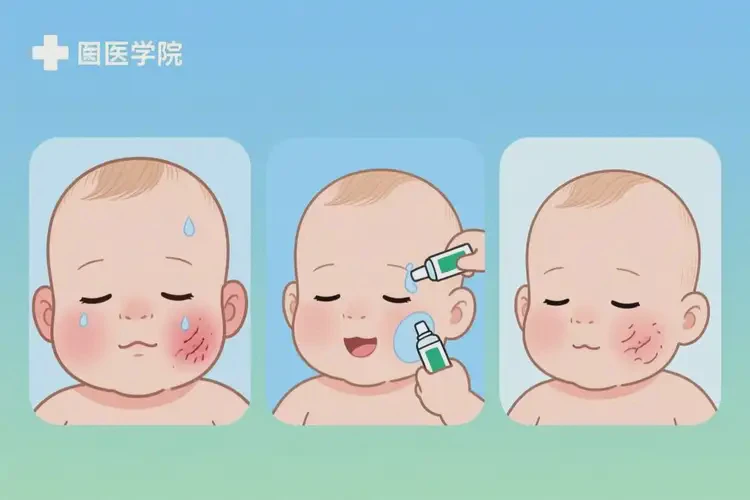 嬰兒臉上出濕疹可以治好嗎(圖4)
