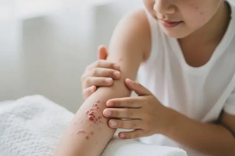 青年人手臂上出現(xiàn)濕疹可以治好嗎(圖3)