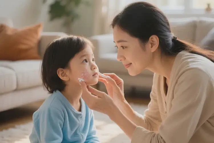 小孩臉上出現(xiàn)濕疹可以治好嗎(圖4)