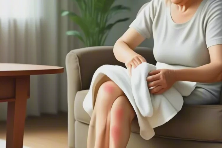 高齡老人小腿出濕疹能靠自己自愈嗎(圖1)