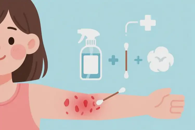 女生手臂上有濕疹可不可以根治(圖1)