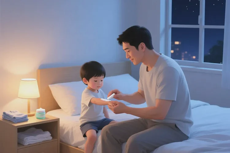 孩子手臂上容易長濕疹可以治愈嗎(圖2)