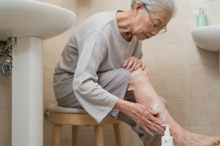 高齡老人小腿長濕疹能靠自己自愈嗎(圖2)