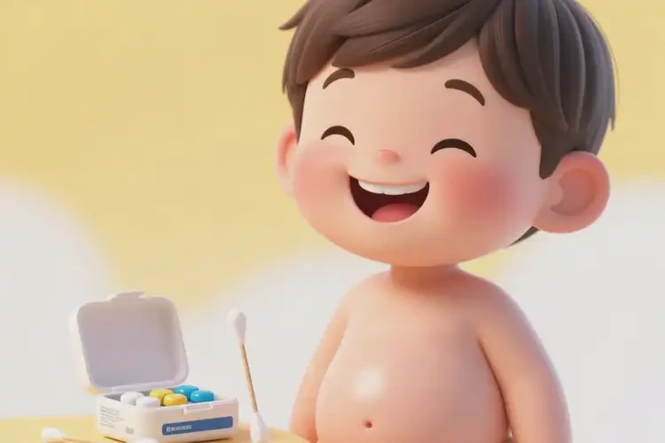 少兒肚子上出現(xiàn)濕疹可以治好嗎(圖1)