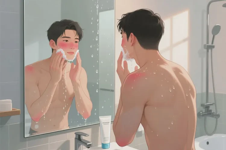 男人面部容易起濕疹能靠自己自愈嗎(圖2)