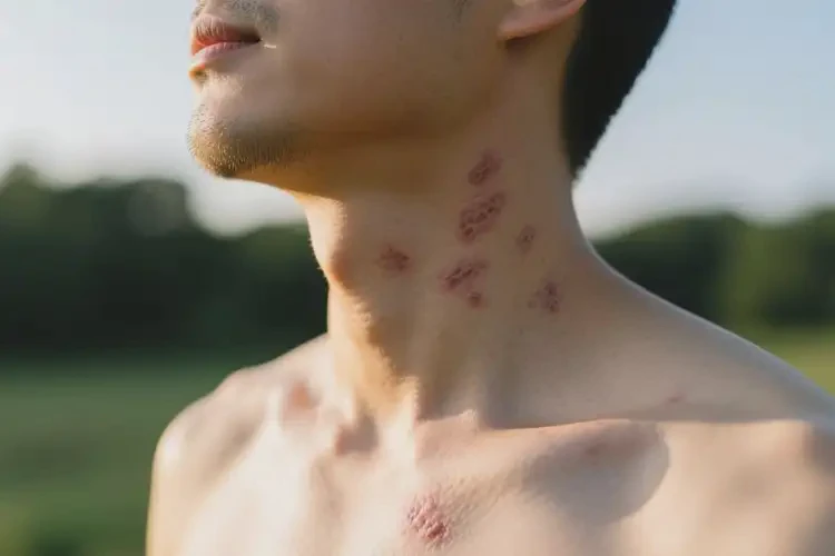 男人脖子有濕疹可不可以根治(圖2)