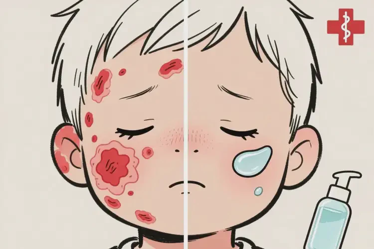 小孩面部經(jīng)常長濕疹可以治好嗎(圖3)