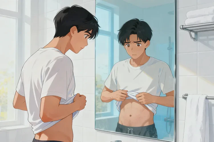 男人肚子偶尔长湿疹能靠自己自愈吗(图2)