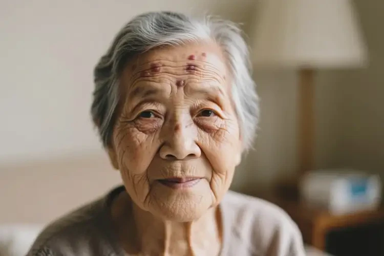 老人臉上出濕疹可以治好嗎(圖3)