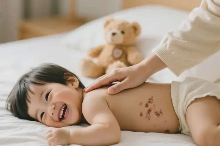 孩子肚子上起濕疹可以治好嗎(圖3)