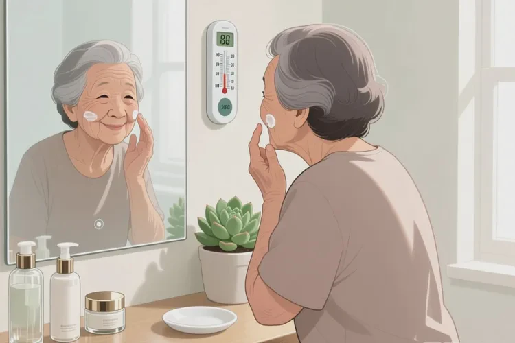 老年人面部出現(xiàn)濕疹可以治愈嗎(圖1)