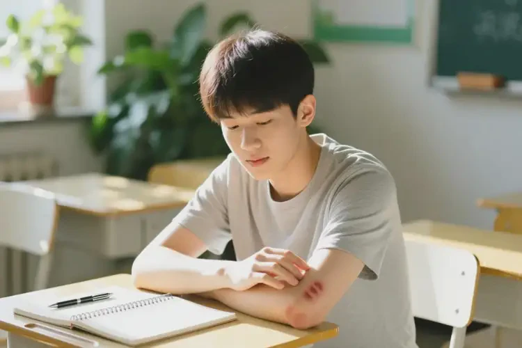 大學(xué)生手臂上容易起濕疹可以治好嗎(圖3)