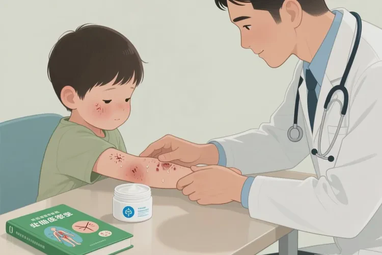 兒童手臂容易長(zhǎng)濕疹可以治愈嗎(圖2)