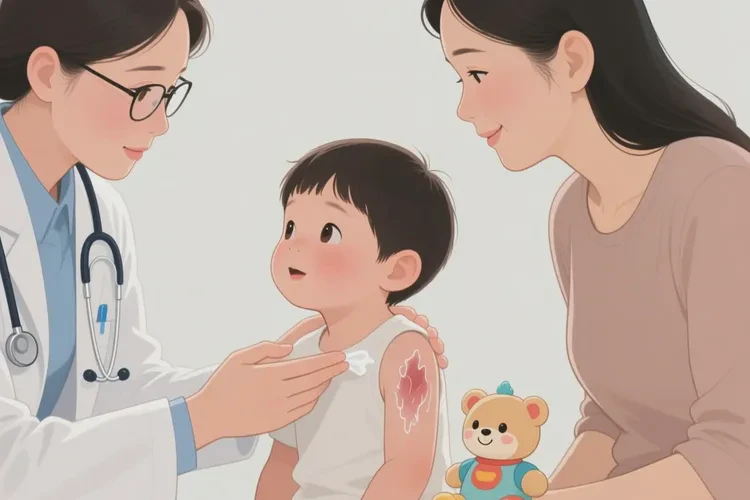 少兒手臂偶爾起濕疹可以治愈嗎(圖2)