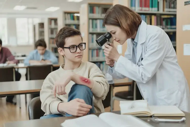 大學(xué)生全身偶爾長濕疹可以治好嗎(圖4)