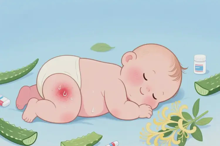 寶寶屁股上經(jīng)常長濕疹可以治好嗎(圖3)