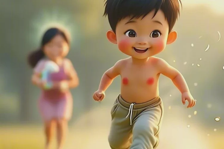 小孩大腿上偶爾長濕疹可以治愈嗎(圖2)