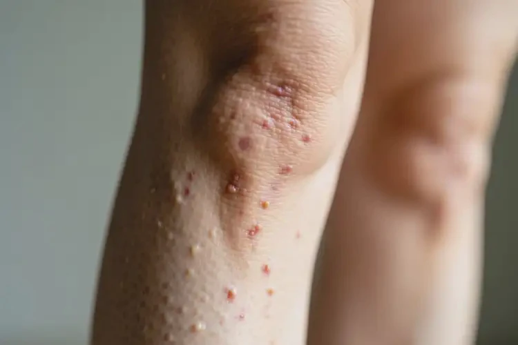 女人小腿上長濕疹可不可以根治(圖1)