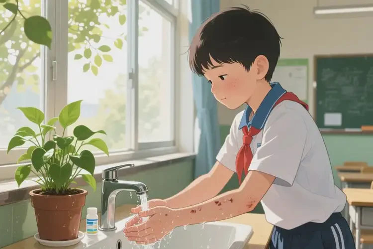中學(xué)生身上起濕疹可不可以根治(圖4)