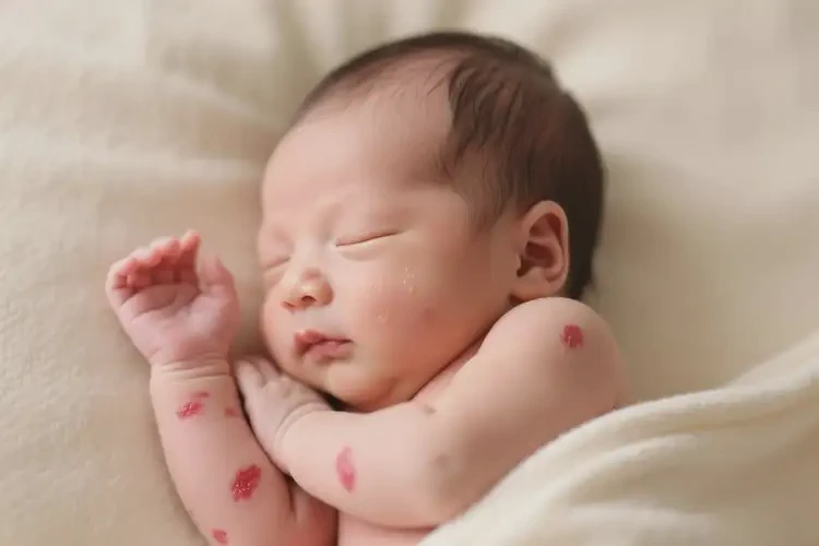 新生兒手臂上出濕疹可不可以根治(圖4)