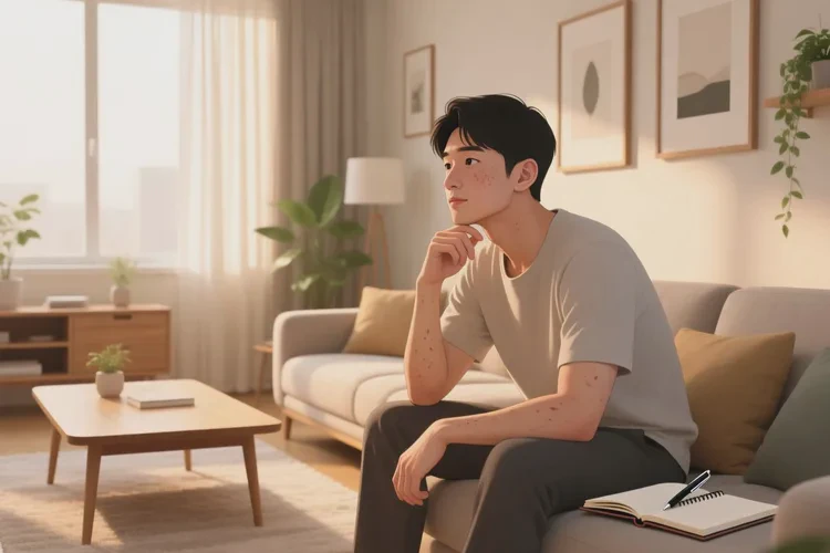 男人面部容易起濕疹能靠自己自愈嗎(圖3)