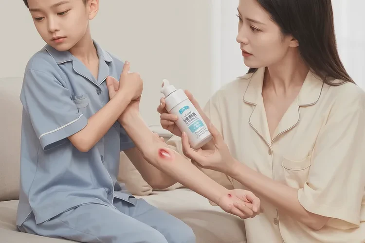 孩子四肢出濕疹可以治愈嗎(圖1)