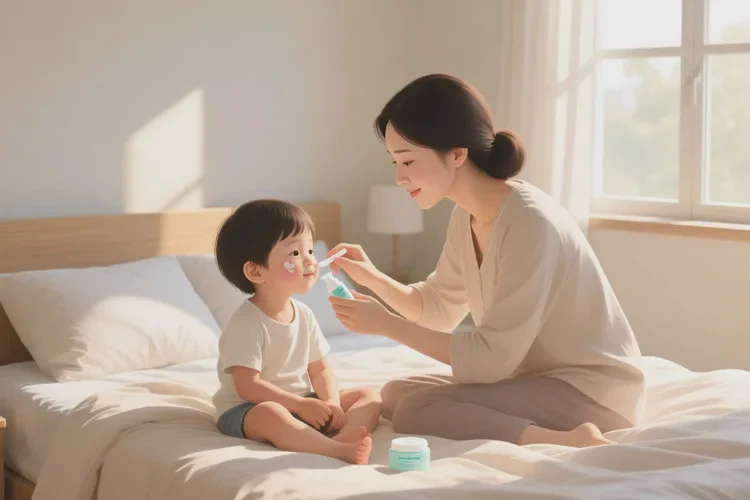 兒童四肢有濕疹可以治愈嗎(圖1)