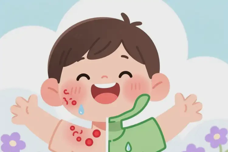 兒童脖子上起濕疹可以治好嗎(圖1)