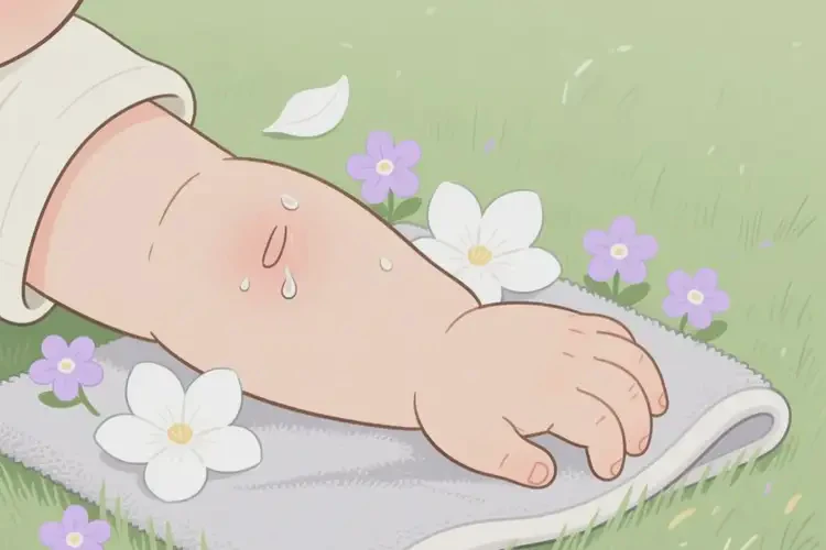 嬰幼兒手臂上起濕疹可以治好嗎(圖2)
