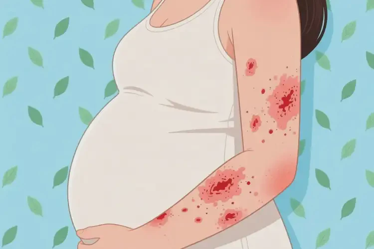 產(chǎn)婦手臂經(jīng)常起濕疹可以治好嗎(圖4)