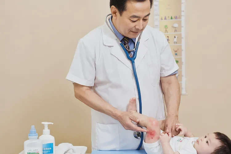 嬰兒大腿容易起濕疹可以治愈嗎(圖2)