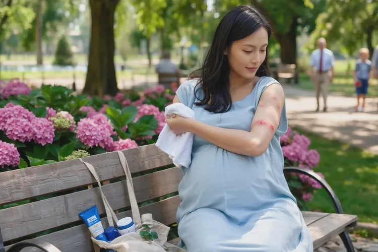 孕婦手臂長濕疹可以治愈嗎(圖3)