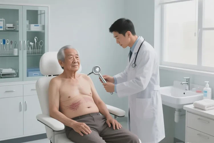 老年人肚子上容易起濕疹可以治愈嗎(圖2)